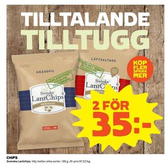 Coop Extra Chips erbjuda