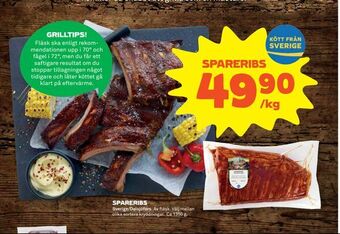 Coop Forum Spareribs erbjuda