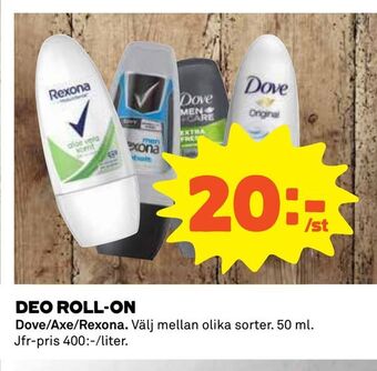 Coop Daglivs Deo roll-on erbjuda