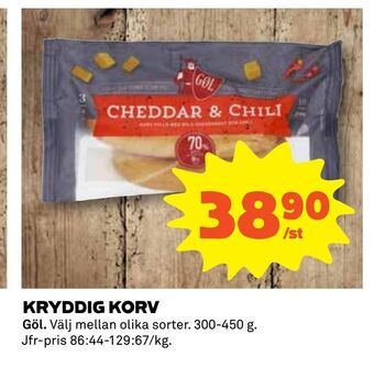 Coop Daglivs Kryddig korv erbjuda