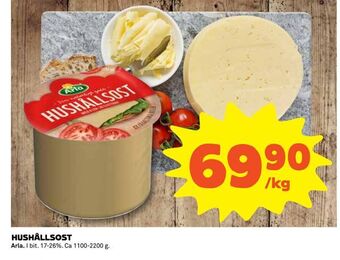 Coop Daglivs Hushållsost erbjuda