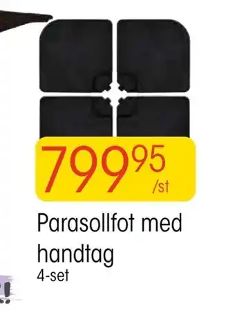 EKO Parasollfot med handtag erbjuda