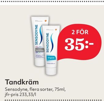 Hemköp Tandkräm erbjuda
