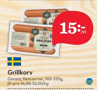 Hemköp Grillkorv erbjuda