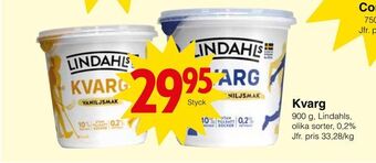 Matöppet Kvarg erbjuda