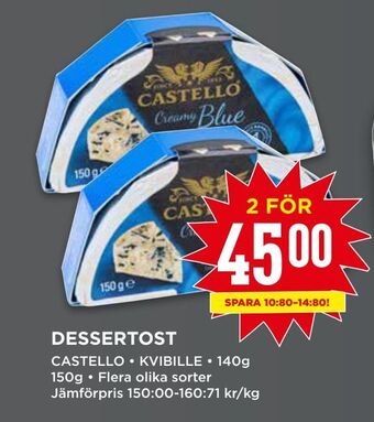 Willys Dessertost erbjuda