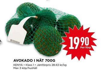 Willys Avokado i nät 700g erbjuda