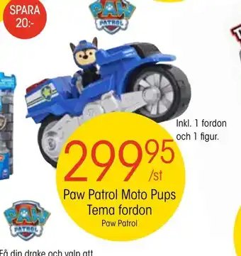 EKO Paw Patrol Moto Pups Tema fordon erbjuda