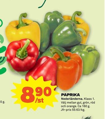 Stora Coop Paprika erbjuda