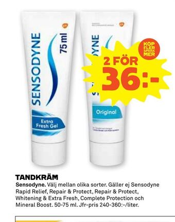 Stora Coop Tandkräm erbjuda