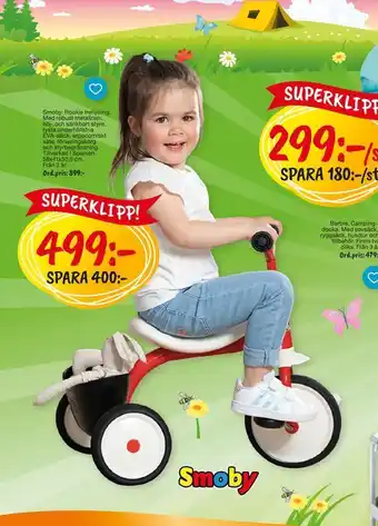Smoby Rookie trehjuling