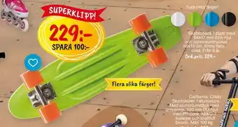 Leklust Skateboard erbjuda