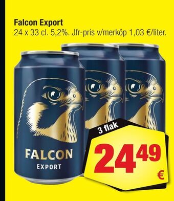 Calle Falcon Export erbjuda