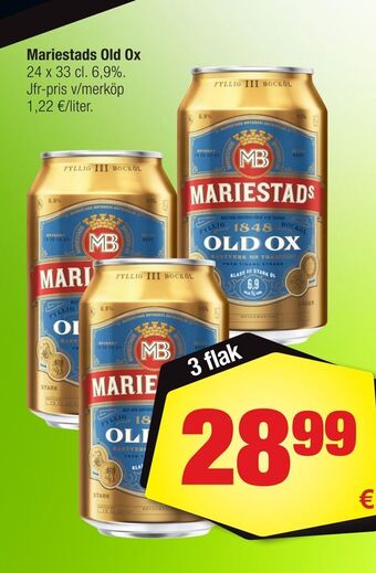 Calle Mariestads Old Ox erbjuda
