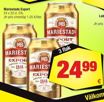 Calle Mariestads Export erbjuda
