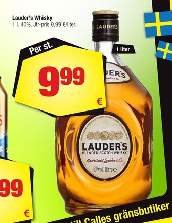Calle Lauder's Whisky erbjuda