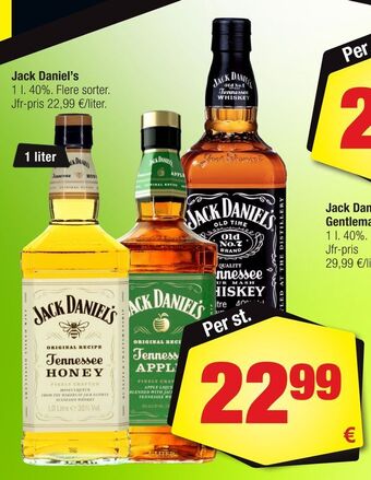 Calle Jack Daniel's erbjuda