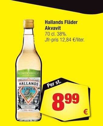 Calle Hallands Fläder Akvavit erbjuda
