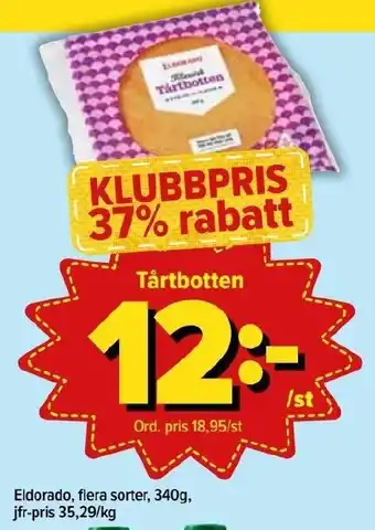 Östenssons Eldorado Tårtbotten 340 g erbjuda