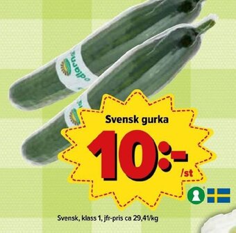Östenssons Svensk gurka erbjuda