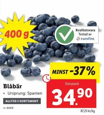 Lidl Blåbär erbjuda