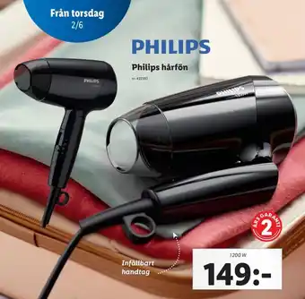 Lidl Philips hårfön erbjuda