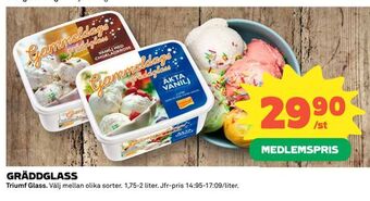 Coop Gräddglass erbjuda