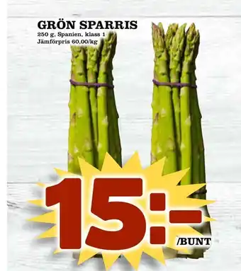 Grön sparris