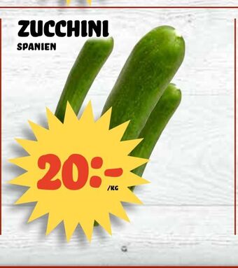 Nelins zucchini erbjuda