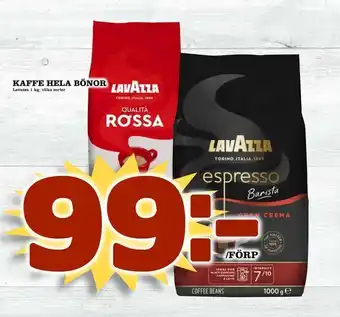 Nelins Kaffe hela bönor erbjuda