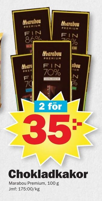 Pekås Chokladkakor erbjuda