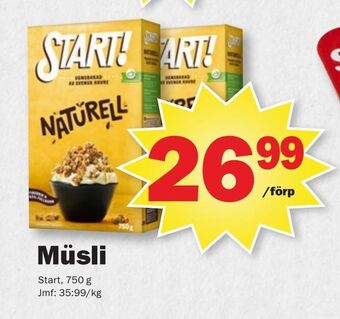 Pekås Müsli erbjuda