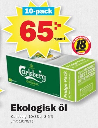 Pekås Ekologisk öl erbjuda