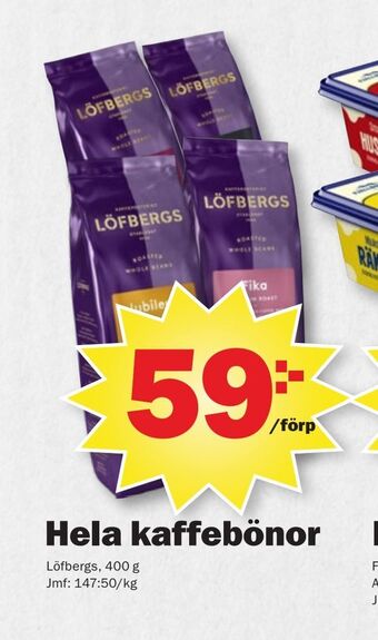 Pekås Hela kaffebönor erbjuda