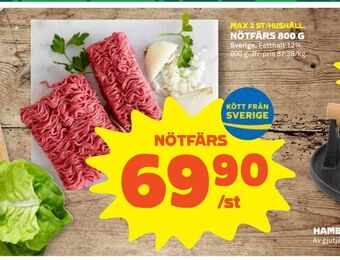 Stora Coop Nötfärs erbjuda