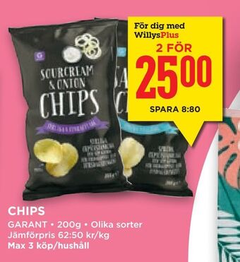Willys Hemma Chips erbjuda