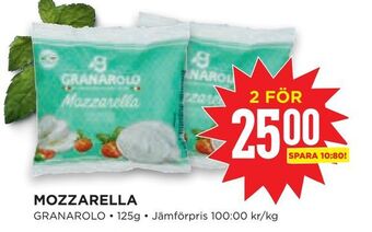 Willys Hemma Mozzarella erbjuda