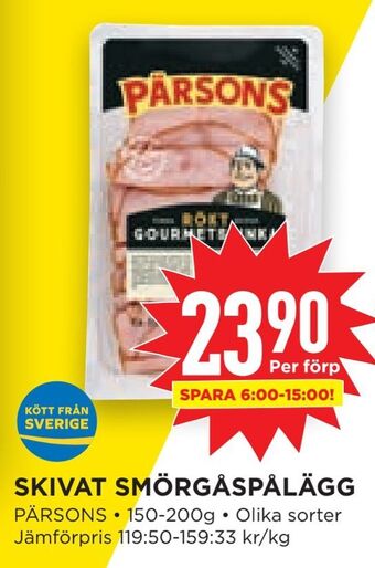 Willys Hemma Skivat smörgåspålägg erbjuda