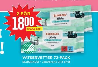 Willys Hemma Våtservetter 72-pack erbjuda