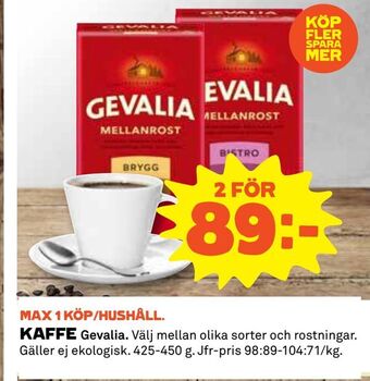 Coop Kaffe erbjuda