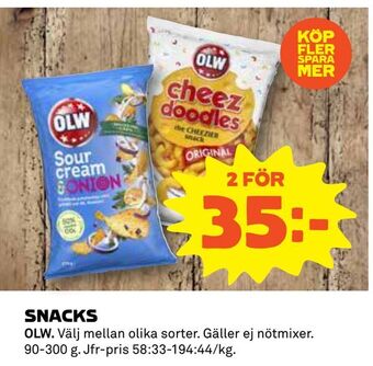 Coop Snacks erbjuda