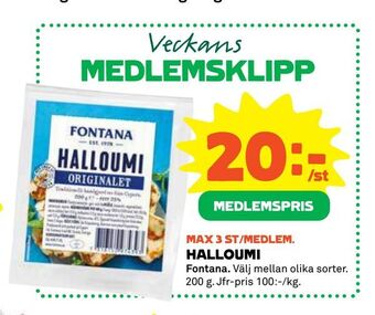 Coop Halloumi erbjuda