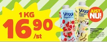 Coop Frukt-/vaniljyoghurt erbjuda
