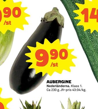 Coop Aubergine erbjuda