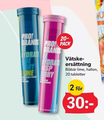 DollarStore Vätskeersättning erbjuda