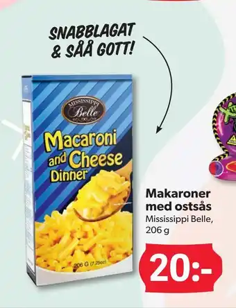 DollarStore Makaroner med ostsås erbjuda