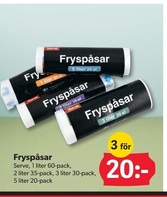 DollarStore Fryspåsar erbjuda