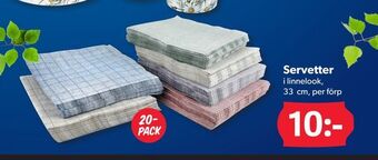 DollarStore Servetter erbjuda