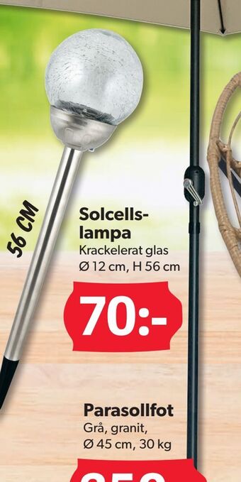 DollarStore Solcellslampa erbjuda