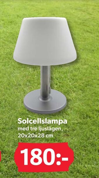 DollarStore Solcellslampa erbjuda